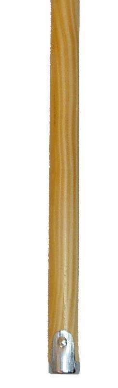 (image for) 60" x 1 1/8" - Janitor Lacquered Wood Screw Flat Handle. Case of 12